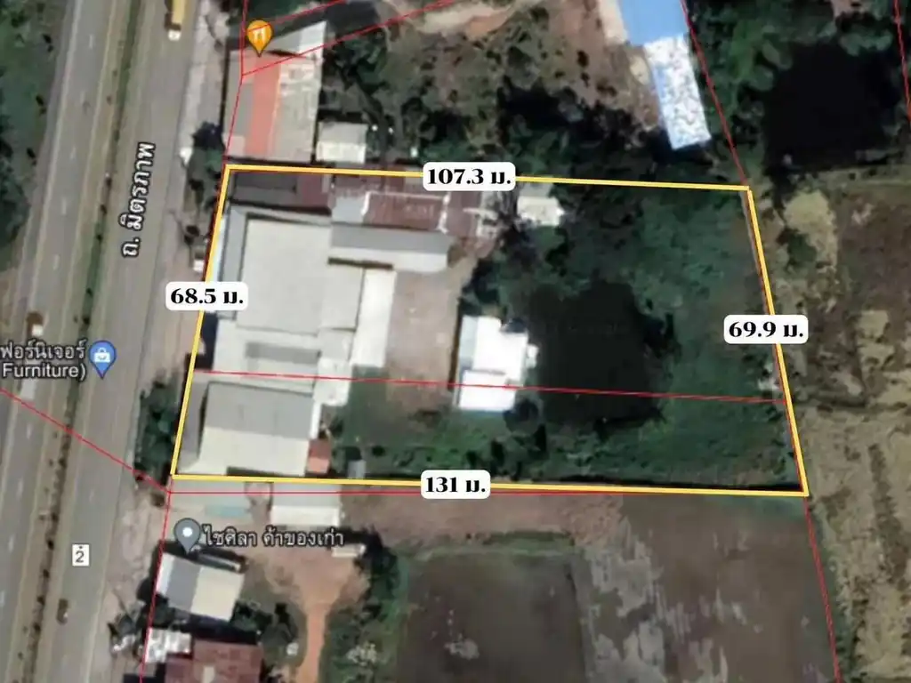 Highway 2 frontage — 5+ rai land for sale, Tha Phra, Khon Kaen, photo 14
