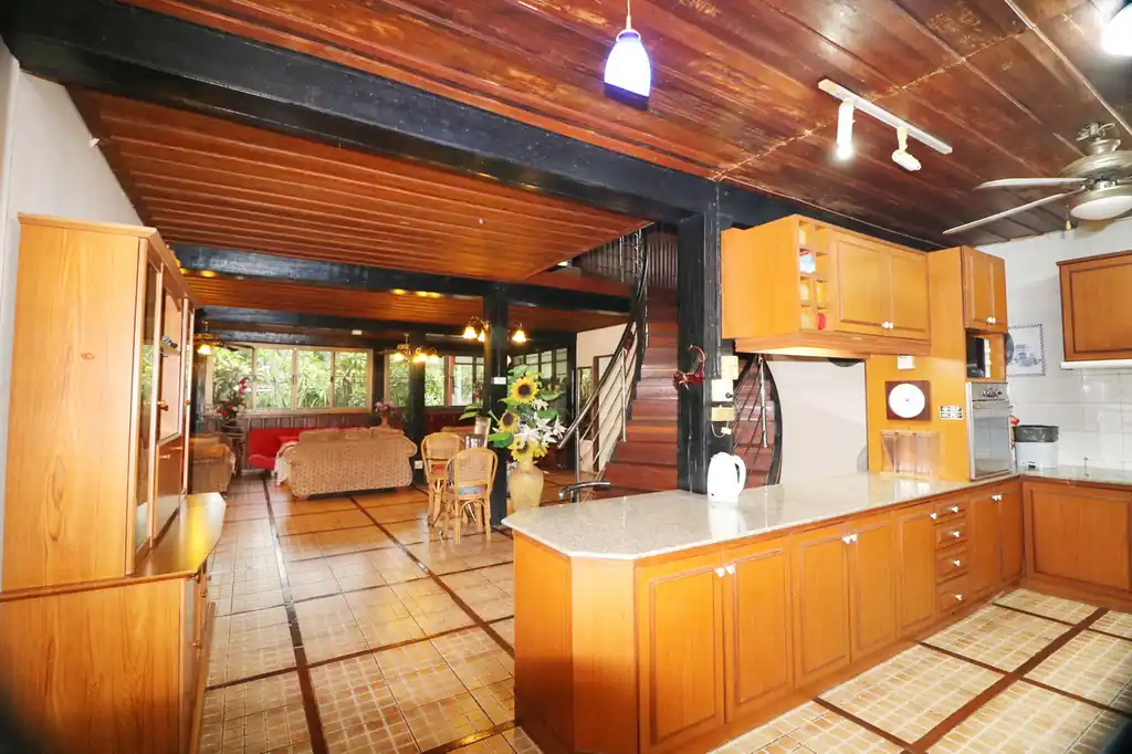 Rare Thai teak character two-story home for sale on 3,932 sq m, Nong Na Kham, Udon Thani, photo 9