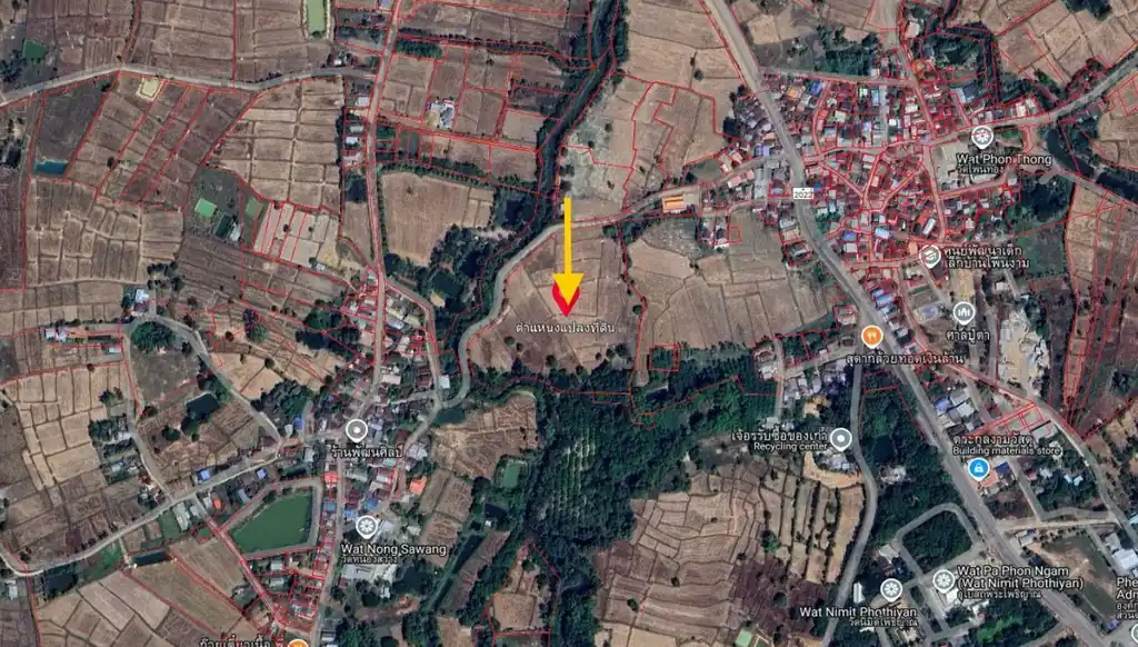 21+ rai of land for sale within 3 km of Phen, Udon Thani, photo 3